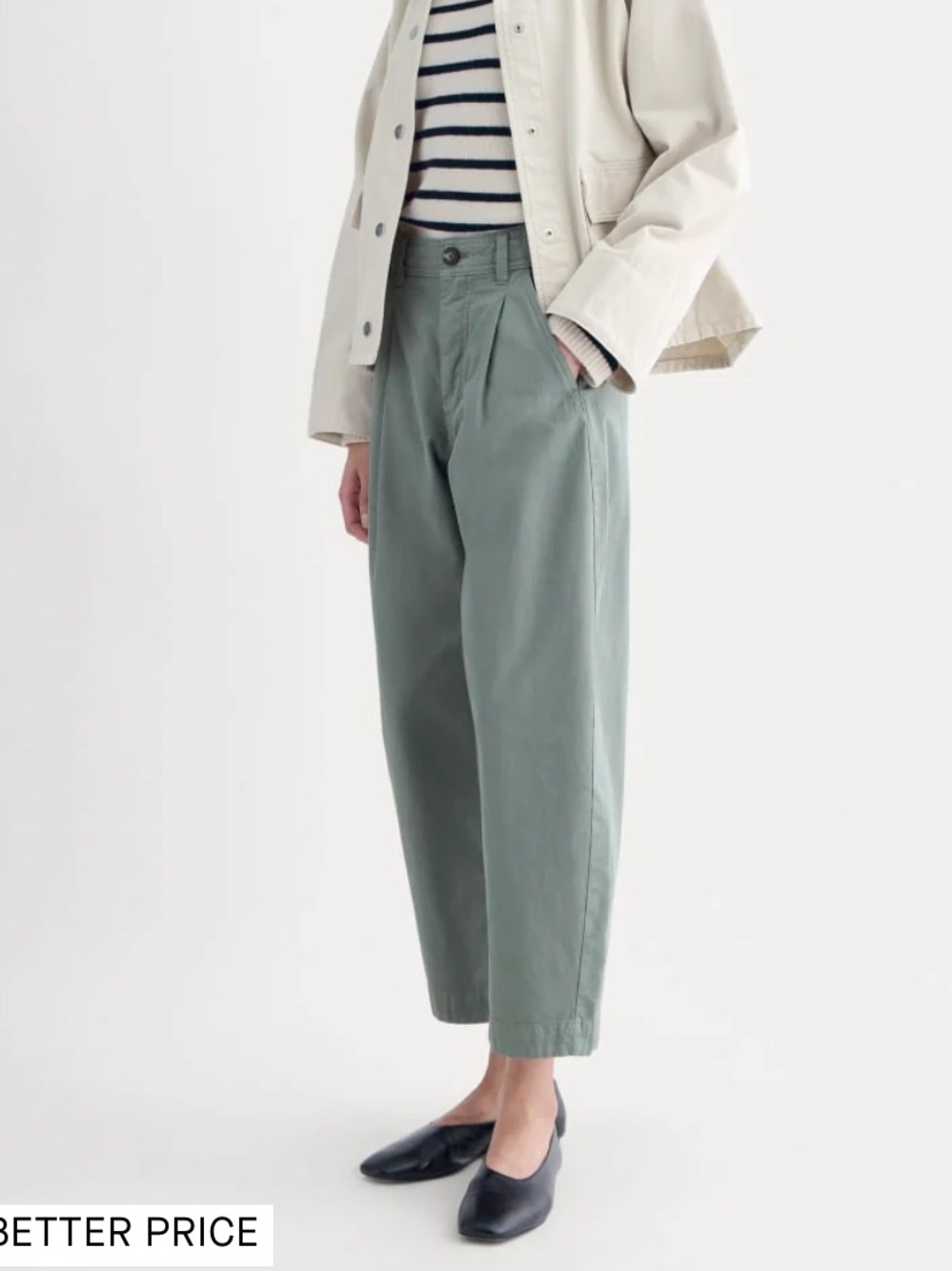 Everlane The Everywhere Pant - Agave Green - Excellent Condition